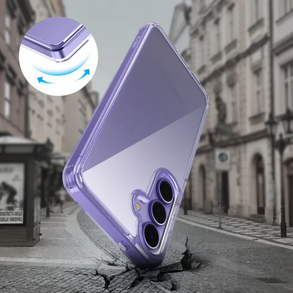 Tech-Protect Flexair Hybrid, Samsung Galaxy S25, priehľadny