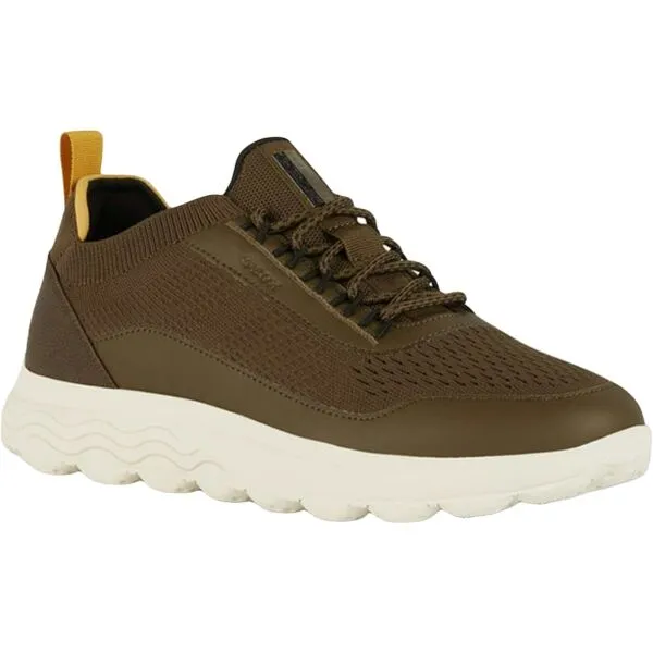 Olive men's sneakers Geox Spherica - Men
