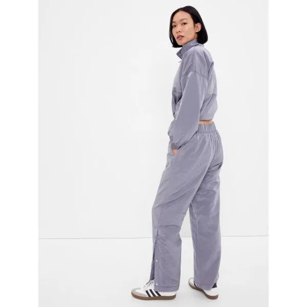 GAP FLEECE LINED Dámske nohavice, sivá, veľkosť