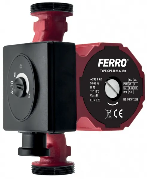 Novaservis - Obehové elektronické čerpadlo Ferro 25-60 /180 mm W0602