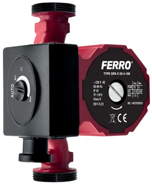Novaservis - Obehové elektronické čerpadlo Ferro 25-40/180mm W0601