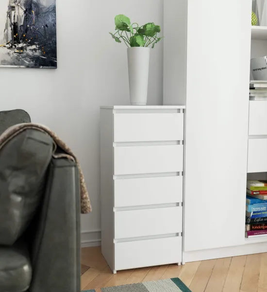 Ak furniture Komoda CL5 40 cm bílá