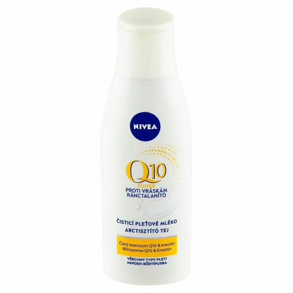 Nivea Q10 Power čistiace pleťové mlieko proti vráskam 200 ml