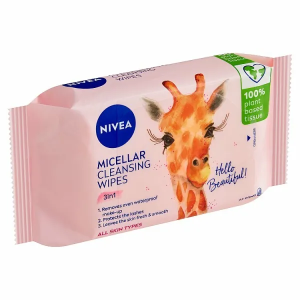 Nivea Micelárne čistiace pleťové obrúsky 3 v 1 25 ks