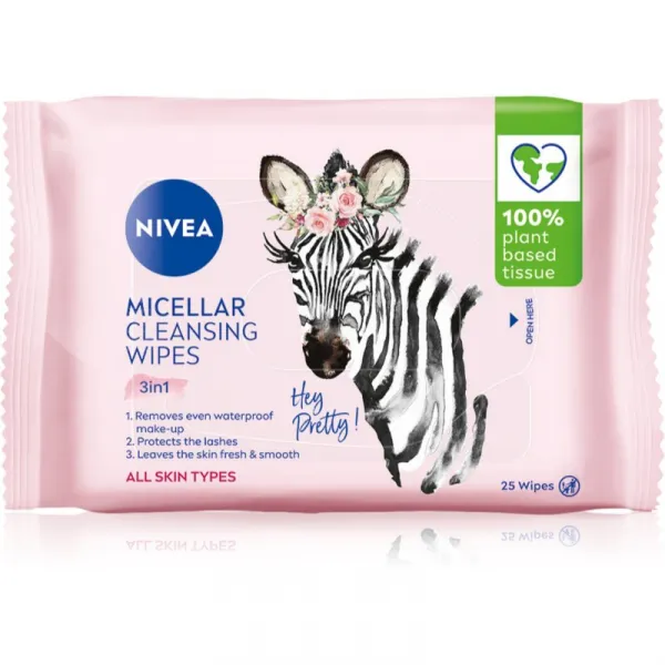 Nivea Micelárne čistiace pleťové obrúsky 3 v 1 25 ks