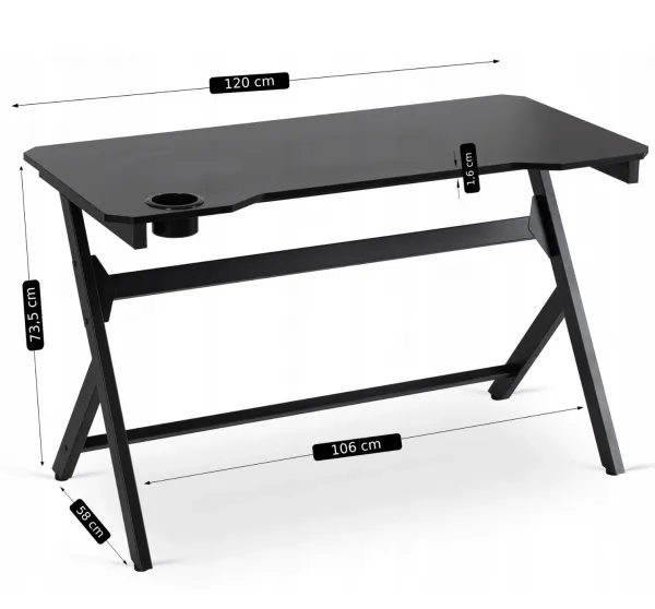 JAKS Herný stôl BLECK 120 cm