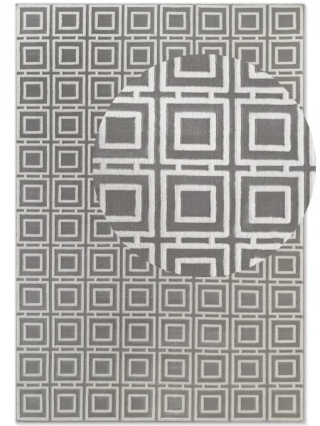 Koberec Perles Howlite krémový / sivý