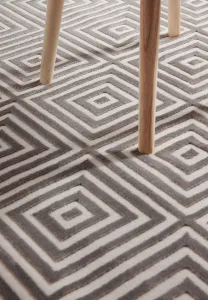 Koberec Perles Howlite krémový / sivý