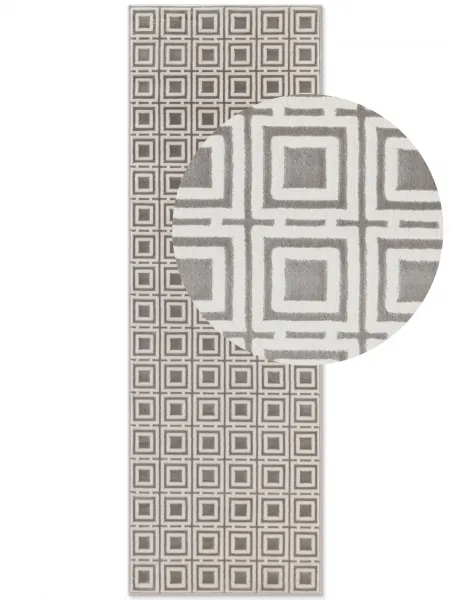 Koberec Perles Howlite krémový / sivý