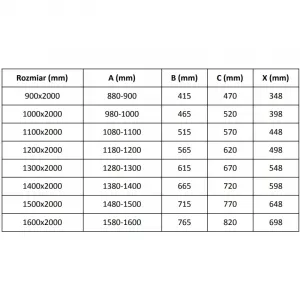 MEXEN/S - Velár posuvné sprchové dvere 90, grafit, chróm 871-090-000-41-01