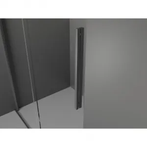 MEXEN/S - Velár posuvné sprchové dvere 100, grafit, grafit metal 871-100-000-41-95