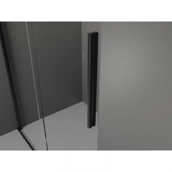 MEXEN/S - Velár sprchovací kút, posuvné dvere 140 x 80, grafit, čierna 871-140-080-41-70