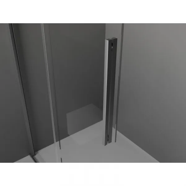 MEXEN/S - Velar Sprchová zástena posuvná Walk-in 70 x 200, grafit 8 mm, grafit metal 871-070-000-43-95
