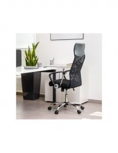 Ergonomická kancelárska stolička OfficeKing G1134 – čierna otočná stolička do kancelárie