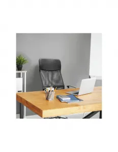 Ergonomická kancelárska stolička OfficeKing G1134 – čierna otočná stolička do kancelárie
