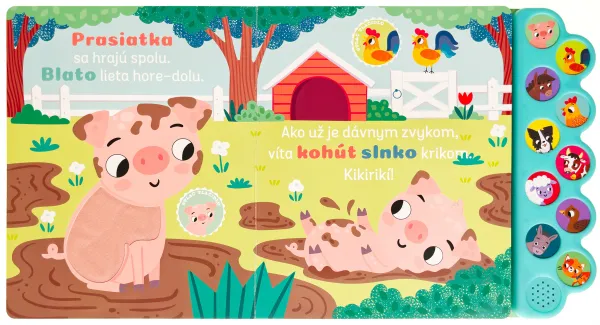 Farma Zvuková kniha s hmatovými prvkami