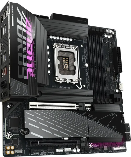 GIGABYTE MB Sc LGA1851 B860M AORUS ELITE WIFI6E, Intel B860, 4xDDR5, 1xUSB4, 1xDP, 1xHDMI, WiFi, mATX