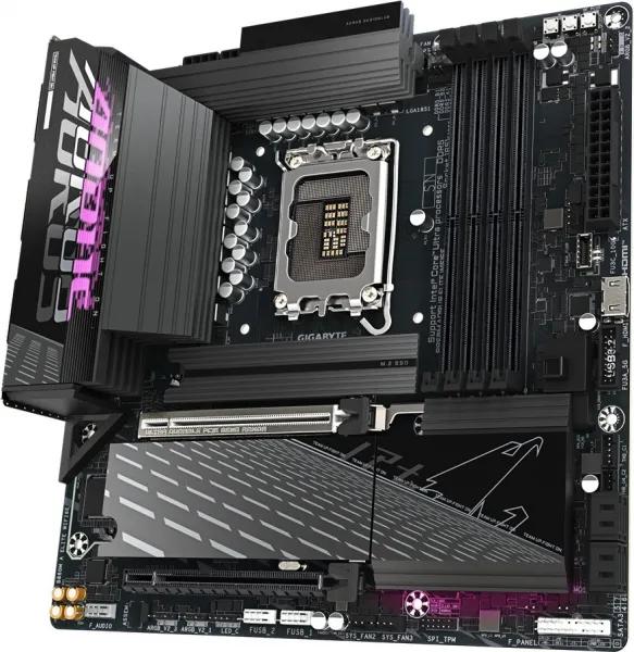 GIGABYTE MB Sc LGA1851 B860M AORUS ELITE WIFI6E, Intel B860, 4xDDR5, 1xUSB4, 1xDP, 1xHDMI, WiFi, mATX