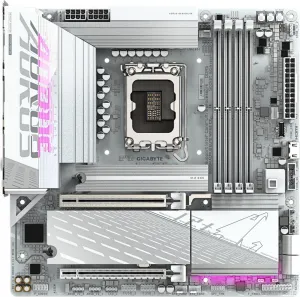 GIGABYTE MB Sc LGA1851 B860M AORUS ELITE WIFI6E ICE, Intel B860, 4xDDR5, 1xUSB4, 1xDP, 1xHDMI, WiFi, mATX