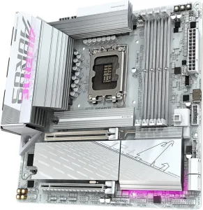 GIGABYTE MB Sc LGA1851 B860M AORUS ELITE WIFI6E ICE, Intel B860, 4xDDR5, 1xUSB4, 1xDP, 1xHDMI, WiFi, mATX