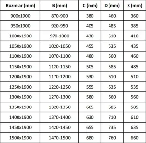 MEXEN - Apia posuvné sprchové dvere 145, pruhy, chróm 845-145-000-01-20