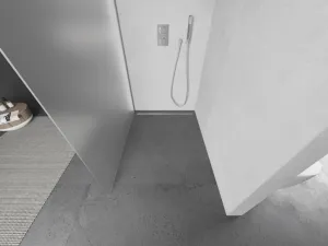 MEXEN/S - KIOTO Sprchová zástena WALK-IN 110x200 cm 8 mm, chróm, matné sklo 800-110-101-01-30