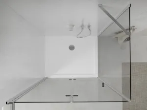 MEXEN/S - Sprchovací kút zalamovací Lima 100x70, číre sklo, chróm + vanička 856-100-070-01-00-4010