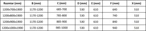 MEXEN/S - APIA sprchovací kút 120x90, dekor - pruhy, chróm 840-120-090-01-20