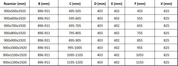 MEXEN/S - LIMA sprchovací kút 90x100, grafit, chróm 856-090-100-01-40