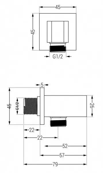 MEXEN/S - Uno DR02 sprchová zostava podomietková, chróm 71435DR02-00