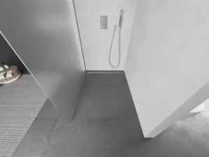 MEXEN/S - KIOTO Sprchová zástena WALK-IN 120x200 cm 8 mm, chróm, matné sklo 800-120-101-01-30
