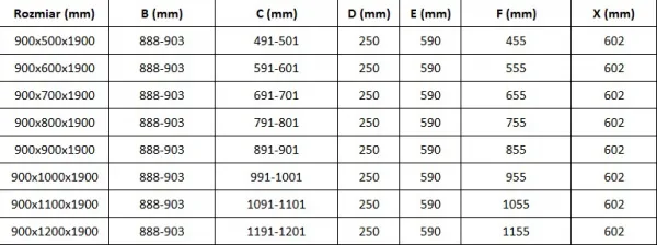 MEXEN/S - ROMA sprchovací kút 90x70, grafit, chróm 854-090-070-01-40
