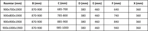 MEXEN/S - APIA sprchovací kút 90x70, dekor - pruhy, chróm 840-090-070-01-20