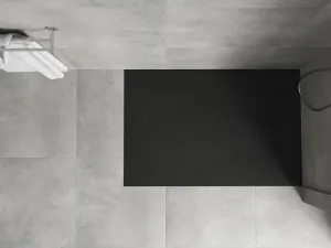 MEXEN - Hugo sprchová vanička obdĺžniková SMC 110x80, čierna 42708011