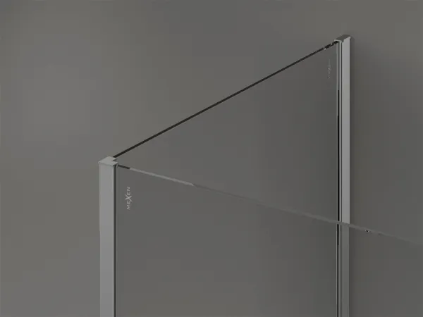 MEXEN/S - Kioto Sprchová zástena WALK-IN 100 x 95, transparent, chróm 800-100-212-01-00-095