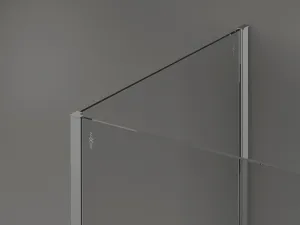 MEXEN/S - Kioto Sprchová zástena WALK-IN 110 x 85, transparent, chróm 800-110-212-01-00-085