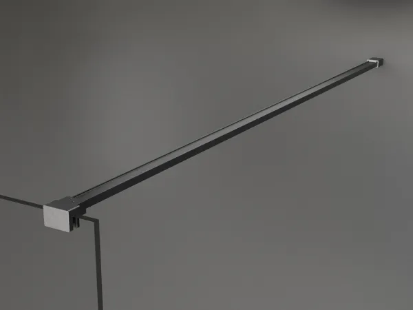 MEXEN/S - Kyoto Sprchová zástena WALK-IN 70 x 200, grafit 8 mm, grafit kartáčovaná 800-070-101-66-40