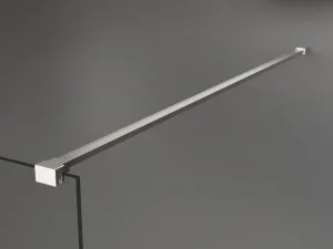 MEXEN/S - Kioto Sprchová zástena WALK-IN 70 x 200, grafit 8 mm, nikel kefovaná 800-070-101-97-40