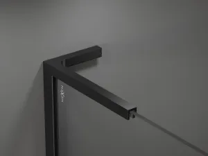 MEXEN/S - Kioto L Sprchová zástena WALK-IN 60 x 200, transparent, čierna 800-060-103-70-00