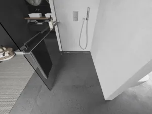 MEXEN/S - Kioto+ L Sprchová zástena WALK-IN s poličkou a držiakom uterákov 70 x 200, transparent, chróm 800-070-123-01-00