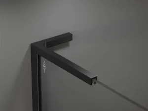 MEXEN/S - Kioto L Sprchová zástena WALK-IN 70 x 200, grafit, čierna 800-070-103-70-40