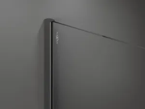 MEXEN/S - Kyoto Sprchová zástena WALK-IN 90 x 200, grafit 8 mm, grafit kartáčovaná 800-090-101-66-40