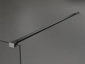 MEXEN/S - Kyoto Sprchová zástena WALK-IN 90 x 200, grafit 8 mm, grafit metal 800-090-101-95-40