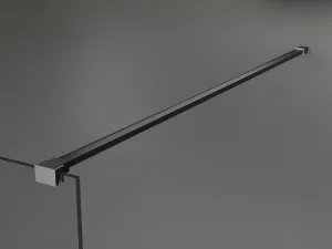 MEXEN/S - Kyoto Sprchová zástena WALK-IN 110 x 200, grafit 8 mm, grafit metal 800-110-101-95-40