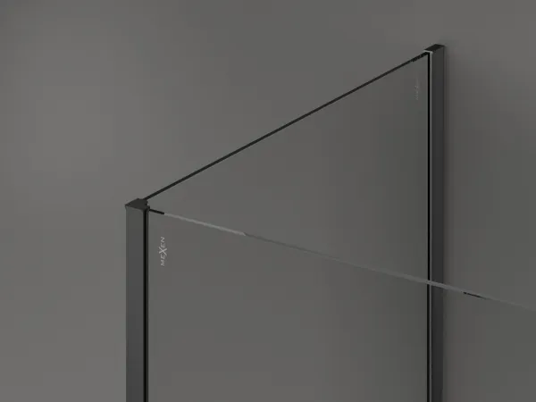 MEXEN/S - Kyoto Sprchová zástena WALK-IN 120 x 80, transparent, grafit kartáčovaná 800-120-212-66-00-080