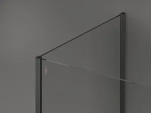 MEXEN/S - Kyoto Sprchová zástena WALK-IN 120 x 80, transparent, grafit kartáčovaná 800-120-212-66-00-080