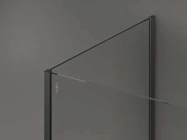MEXEN/S - Kyoto Sprchová zástena WALK-IN 120 x 85, transparent, grafit metal 800-120-212-95-00-085