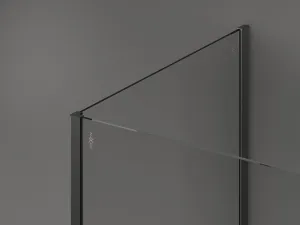 MEXEN/S - Kyoto Sprchová zástena WALK-IN 120 x 85, transparent, grafit metal 800-120-212-95-00-085