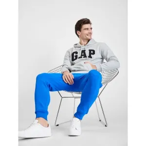 GAP V-HERITAGE LOGO Pánska mikina, sivá, veľkosť
