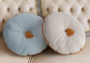 Obliečka na vankúš VELVET 67 svetlá mätová / zlatá